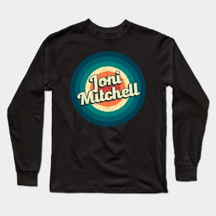 Graphic joni Name Retro Vintage Circle Long Sleeve T-Shirt